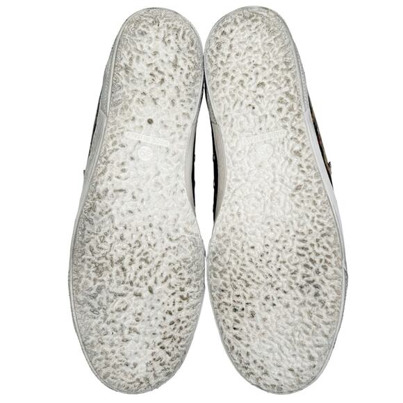 GOLDEN GOOSE May Sneaker in Leopard Laminated & Bluette Velvet Laces EU 39 - Picture 9 of 12